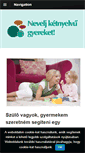 Mobile Screenshot of ketnyelvugyerek.hu